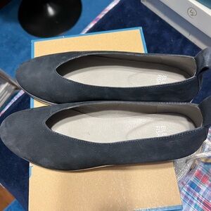 Eileen Fisher Dark Blue Loafers